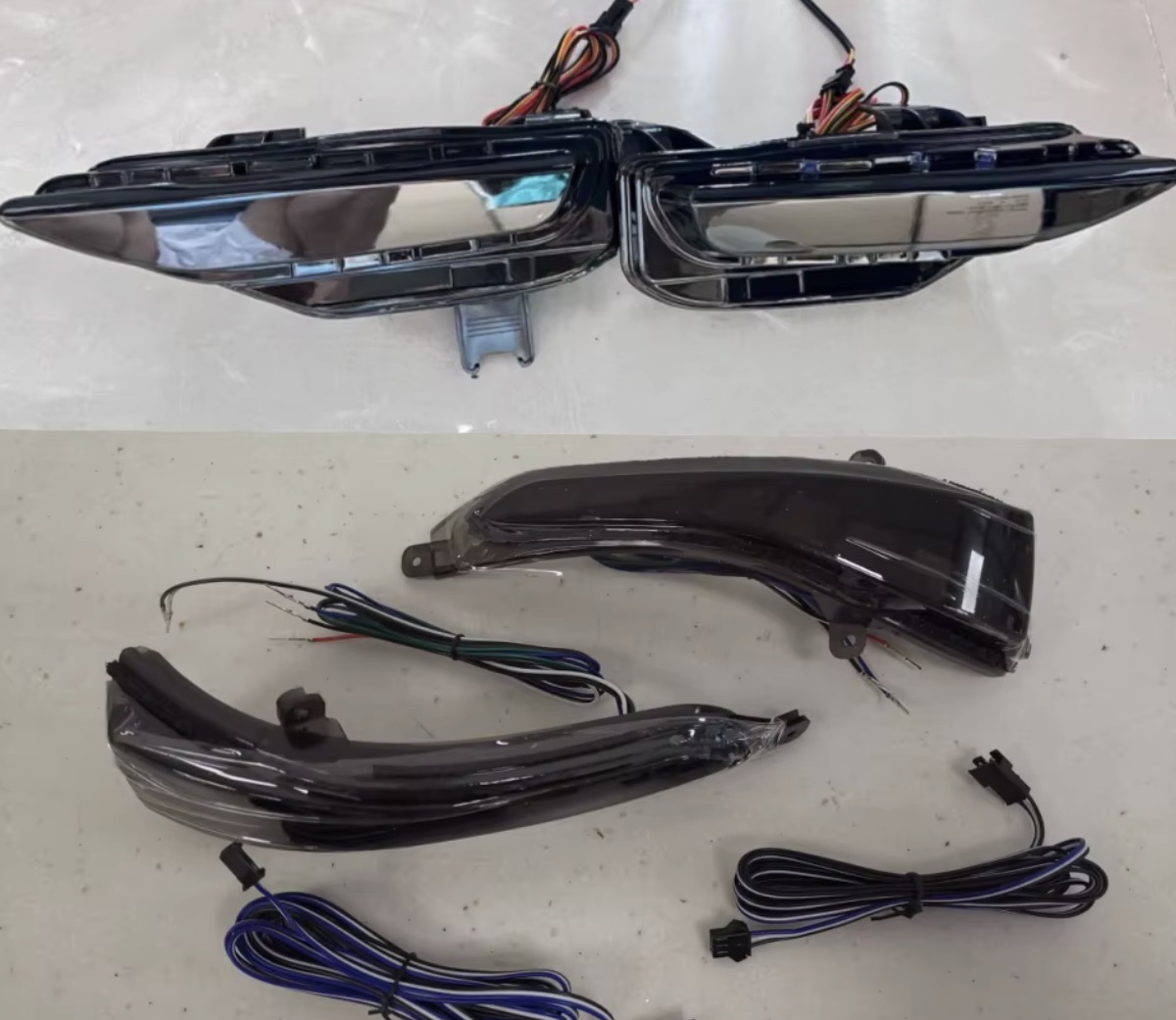 Q50 RGB Lights Bundle — Mirror + Bumper Sequential view 4
